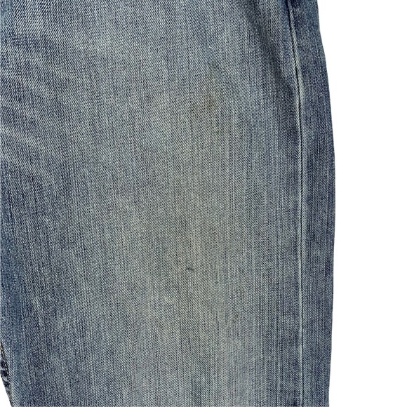Levi's 569 Baggy Straight Blue Jean's 90s Y2K Mid Vintage Wash 36x30 Well Loved - Picture 10 of 10
